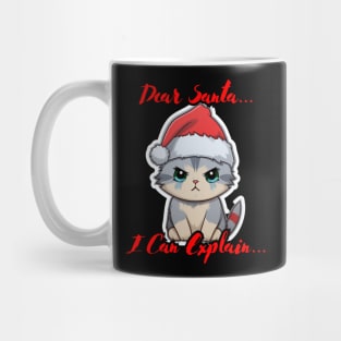 Dear Santa I Can Explain Mug